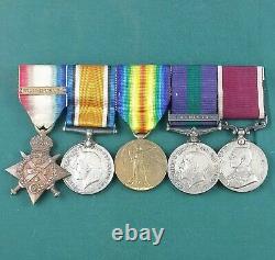 WW1 British Medal Set Of Five Royal Army Medical Corps