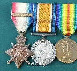WW1 British Medal Set Of Five Royal Army Medical Corps