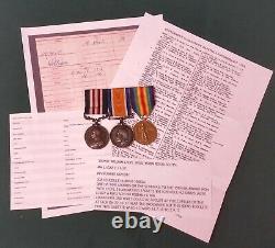 WW1 British Military Medal And Pair 15th Bn. Royal Scots