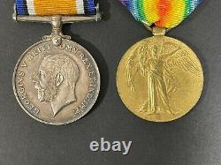 WW1 British War Medal & Victory Medal, Royal Army Ordnance Corps (RAOC)