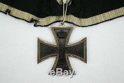 WW1 German Imperial 1914 grand iron cross badge pin medal WW2 order Knight Godet
