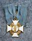 WW1 German Imperial Friedrich Order Gold 1st Class Knigh cross pin medal enamel