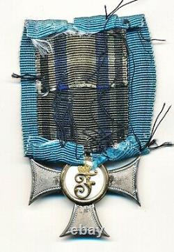 WW1 German Imperial Friedrich Order Gold 2nd Class Knight cross pin medal enamel