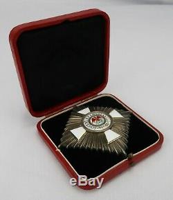 WW1 German Imperial cased order of the crown WW2 star badge pin medal vet estate