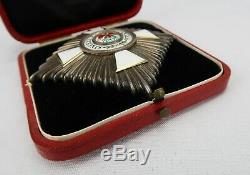 WW1 German Imperial cased order of the crown WW2 star badge pin medal vet estate