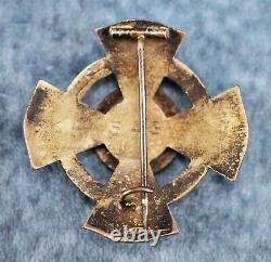 WW1 German Imperial prussian red cross enamel honor badge pin medal WWII ribbon