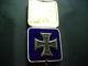 WW1 German Prussian 1914 Iron Cross 1st class cased medal Imperial badge (2773)