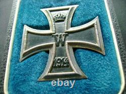 WW1 German Prussian 1914 Iron Cross 2nd Class Cased Medal Imperial Badge (2486)