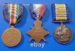 WW1 Great Britain Royal Navy Reserve medals D. A. 5745 E. S. BUTCHER D. H. RNR