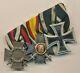 WW1 Imperial German pin cross badge medal uniform iron Reuss parade ribbon bar