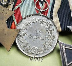 WW1 Imperial German pin iron cross badge medal uniform WW2 war parade ribbon bar