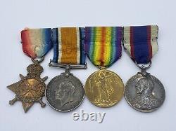 WW1 Medal Grouping To Stoker Thomas Arthur Hallam Royal Navy & Research