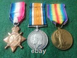 WW1 Medal Trio 888 Pte T Nicholas Royal Irish Regiment