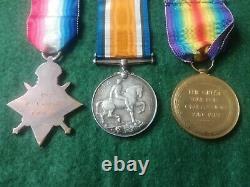 WW1 Medal Trio 888 Pte T Nicholas Royal Irish Regiment