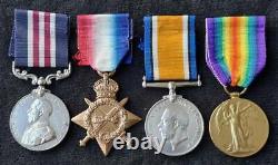 WW1 Military Medal & 1914-15 Star Trio Royal Field Artillery