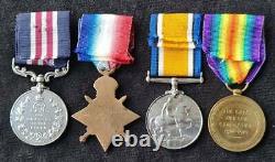 WW1 Military Medal & 1914-15 Star Trio Royal Field Artillery