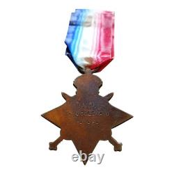 WW1 Officers 1914-15 Star Medal Lieut H. R. Oulsnam R. N. R. Royal Naval Reserve