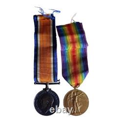 WW1 Pair of Medals W S Henderson Royal Navy From Malden, Surrey