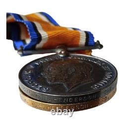 WW1 Pair of Medals W S Henderson Royal Navy From Malden, Surrey