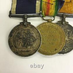 WW1 Royal Naval Long Service Good Conduct Medal Group Chief Stoker HMS PEMBROKE