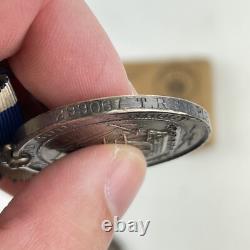 WW1 Royal Naval Long Service Medal Pair Stoker Petty Officer Stapleton HMS Mars