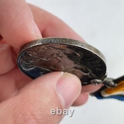 WW1 Royal Naval Long Service Medal Pair Stoker Petty Officer Stapleton HMS Mars