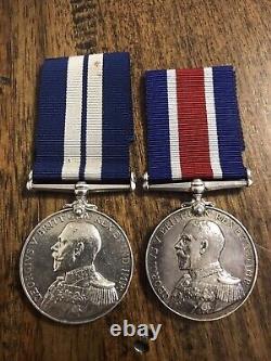 WW1 Royal Navy DSM and Naval Good Shooting Medal