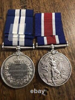 WW1 Royal Navy DSM and Naval Good Shooting Medal