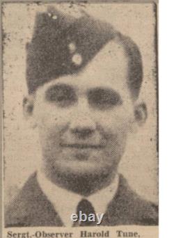 WW2 Royal Air Force Casualty Medal Group Air Crew Europe Star Tune Bath Somerset