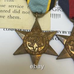WW2 Royal Air Force Casualty Medal Group Air Crew Europe Star Tune Bath Somerset