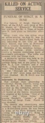 WW2 Royal Air Force Casualty Medal Group Air Crew Europe Star Tune Bath Somerset