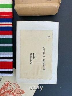 WW2 Royal Naval Reserve & Cornwall police medal group Interesting history