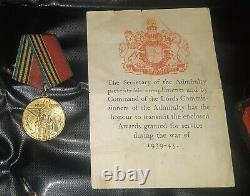 WW2 Royal Navy Petty Officer 7 Medal grouping Atlantic Convoys