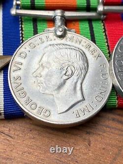 WWII British medal Group To Spr V Nettleskip Royal Engineers w Efficiency Medal