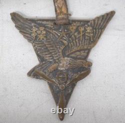 WWII Japanese Imperial Army Kumagaya Flight School Graduation Medal 1941-1945