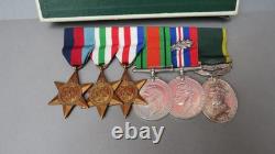WWII MID Territorial British Army Royal Artillery Officer's Medal Group of Six