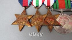 WWII MID Territorial British Army Royal Artillery Officer's Medal Group of Six