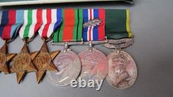 WWII MID Territorial British Army Royal Artillery Officer's Medal Group of Six