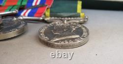 WWII MID Territorial British Army Royal Artillery Officer's Medal Group of Six