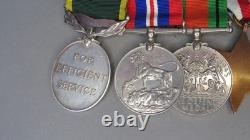 WWII MID Territorial British Army Royal Artillery Officer's Medal Group of Six