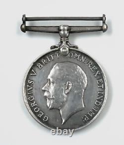 WWI British Royal Navy Silver Squeak War Medal 164144 E Carroll CERA1 R. N