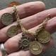 WWI German Veteran's Miniature Medal Frackkette (Dress Chain) 5 Medals TM2028