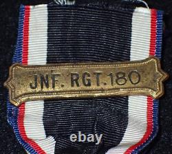 WWI Imperial German Army Regimental Commemorative Medal 180th Infantry Flanders