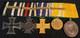 WWI Imperial German Bavarian 5 Medal Bar EK2 14th Inf. Regt. Hartmann, Campaigns