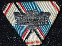WWI Imperial German Prussian Army 25 Year Veteran's Membership Medal Heinr. Timm
