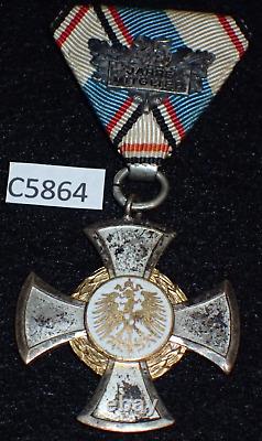 WWI Imperial German Prussian Army 25 Year Veteran's Membership Medal Heinr. Timm