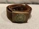 WWI Imperial German Prussian Enlisted Belt and Buckle Gott Mit Uns Brass Leather
