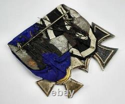 WWI Imperial German pin iron cross badge medal uniform WWII bar ribbon jacket