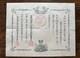 WWI Imperial Japanese Army Tsingtao Campaign Medal Certificate Army Medic 1915