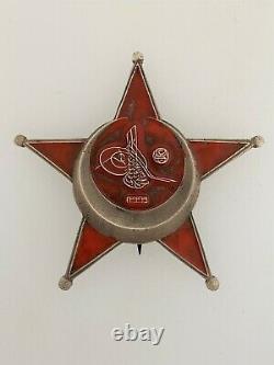 WWI Ottoman Turkish Imperial German Gallipoli Star or Eiserner Halbmond medal